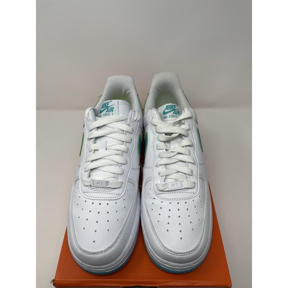 Nike‎ Air Force Women's 8.5 1, 07 NN Cactus-White-Volt DV3808 107 Retail $150 - Picture 3 of 10